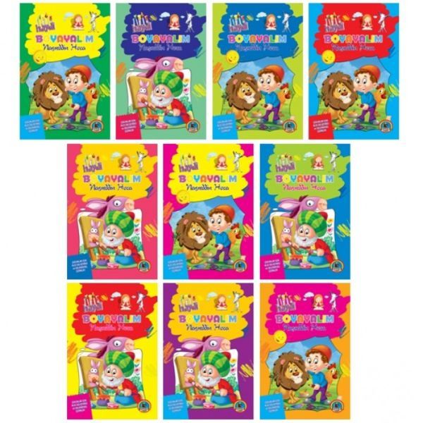 NASRETTİN HOCA BOYAMA KİTABI 16 SYF 10LU SERİ